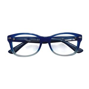 Ray-Ban RB1528 3581 Blue Ombre Rectangular Eyeglasses Frames 48-16-130
